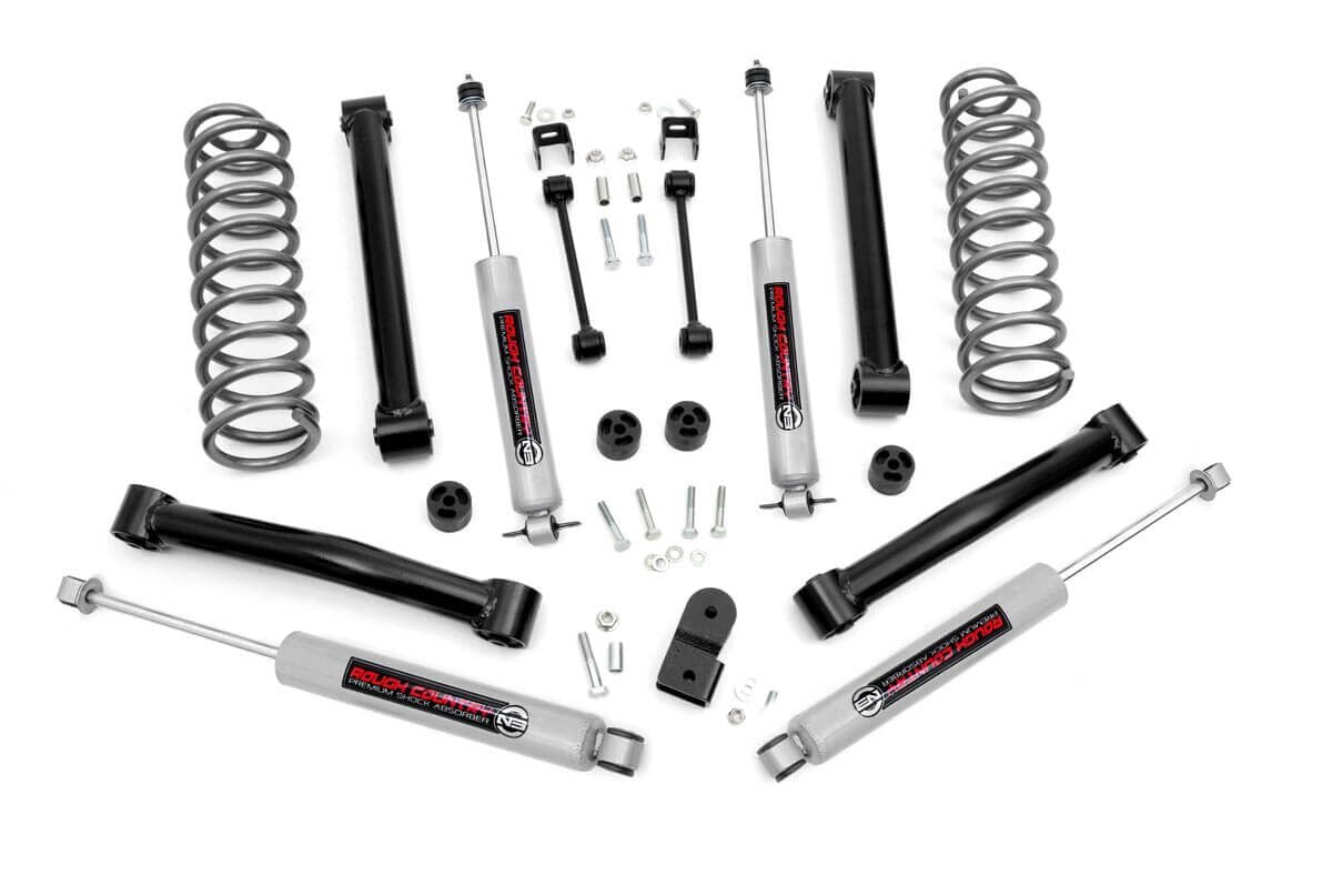 3.5 Inch Lift Kit | V-8 Motor | Jeep Grand Cherokee ZJ 2WD/4WD (1993-1998) by Rough Country