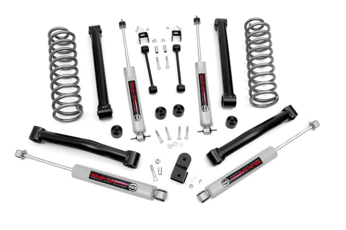 3.5 Inch Lift Kit | V-6 Motor | Jeep Grand Cherokee ZJ 2WD/4WD (1993-1998) by Rough Country